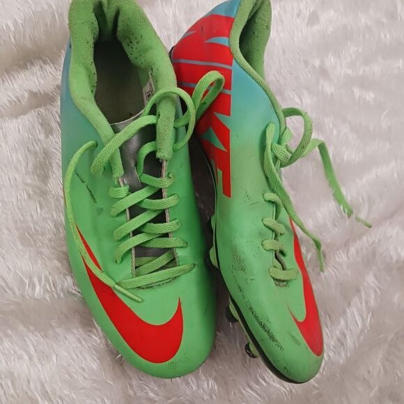 Nike Mercurial Vortex FG Green/Blue size 8 - Picture 4 of 5